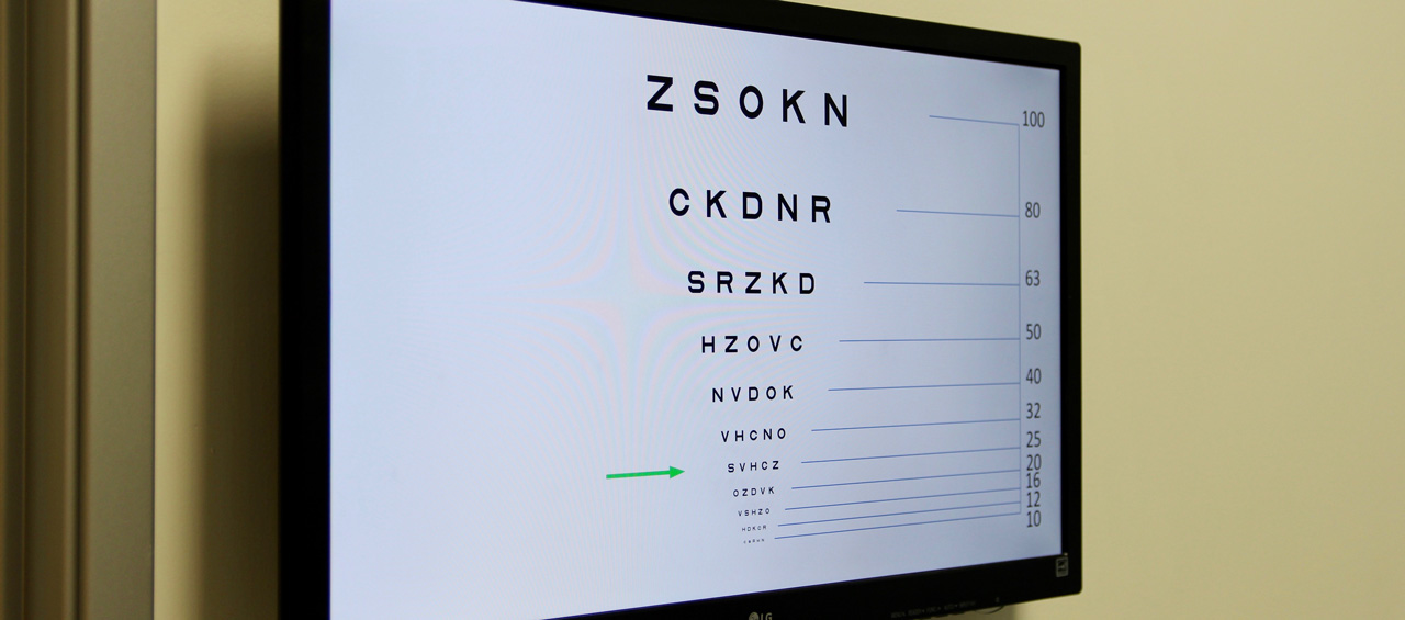 eye test chart